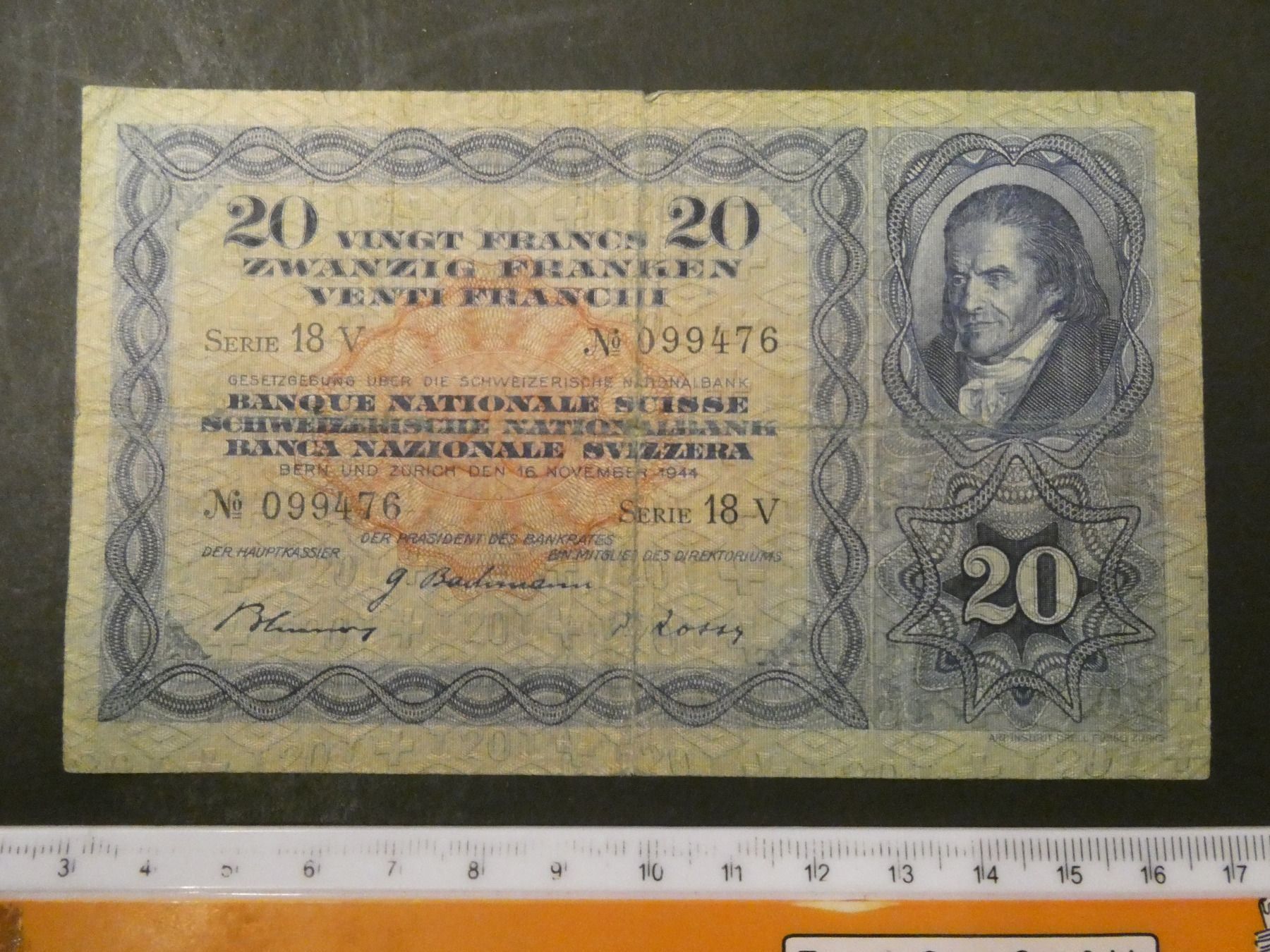 SwissBankNote20Frs1944
